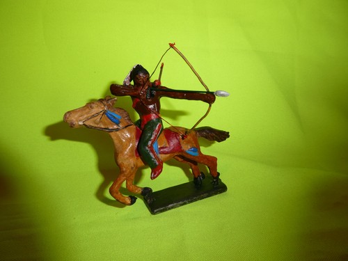 Indianer figur krieger mit - 1,