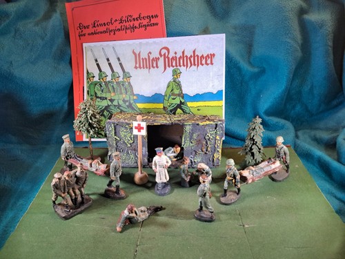 Sanitätsszene massefiguren - m.,