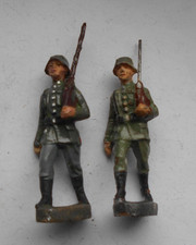 2 Soldaten, Elastolin, ca. 7,5