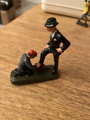 Schuhputzer seltene figur - schuhputzer,