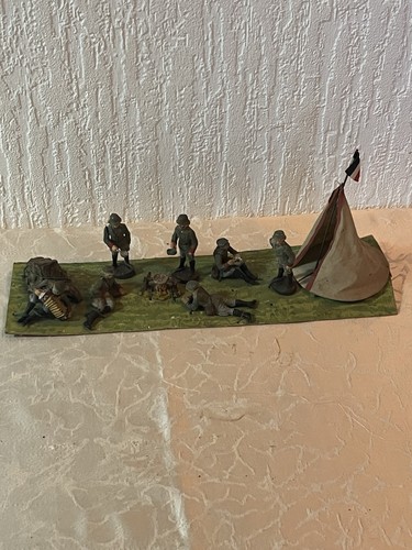Elastolin lineol diorama - lineol,