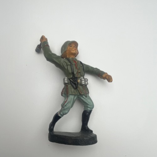 Massefigur elastolin soldat - massefigur,