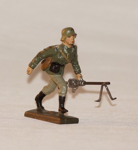Lineol soldat mit lmg - soldat, rennend