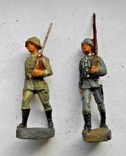 2 Soldaten, Elastolin, ca. 7,5